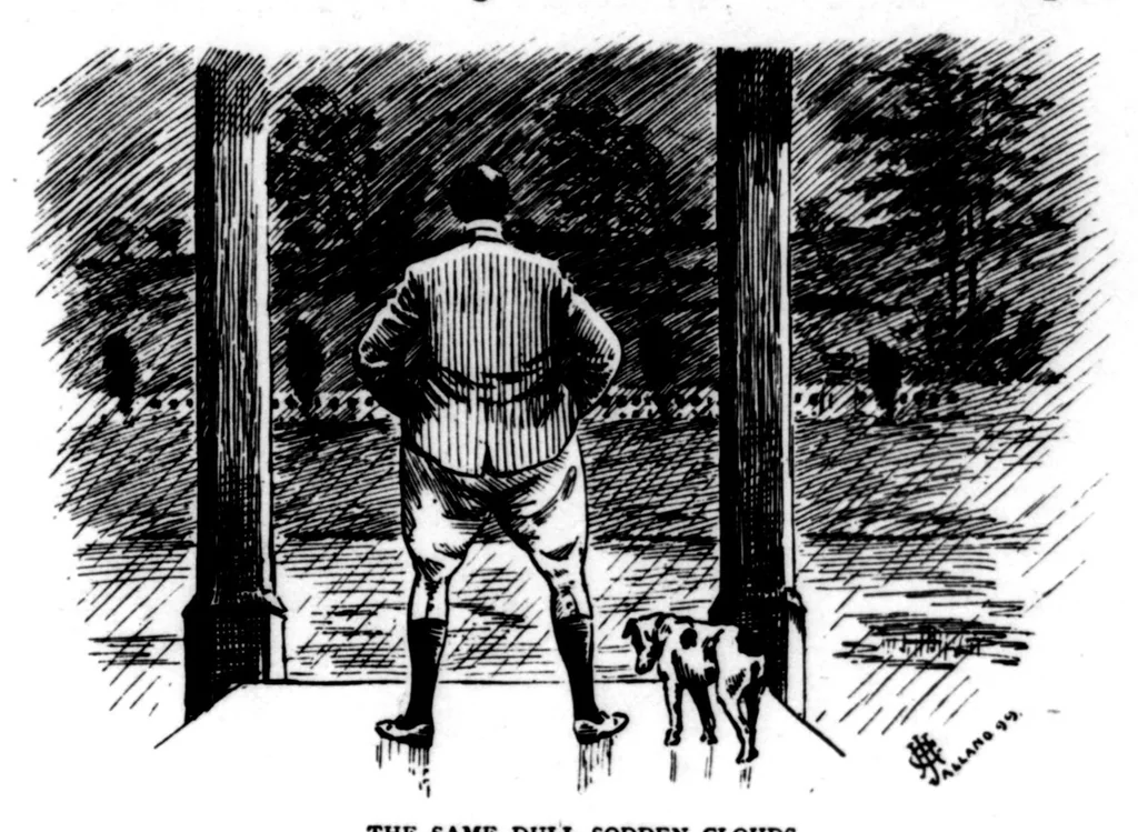 An illustration from The Badminton Magazine 1899-12: Vol 9 Iss 53, 1899, leaf 96
