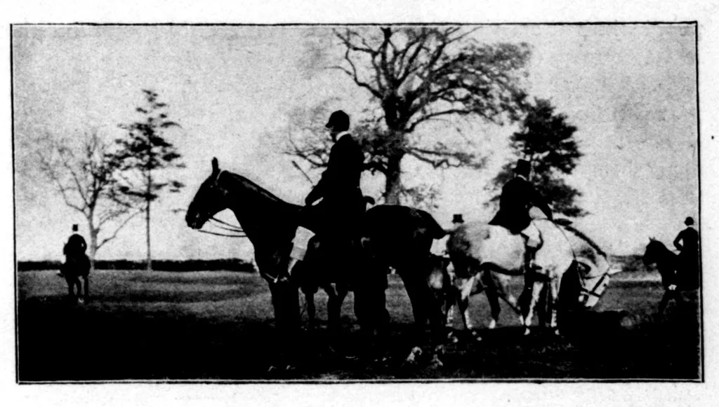 An illustration from The Badminton Magazine 1900-04: Vol 10 Iss 57, 1900, leaf 0
