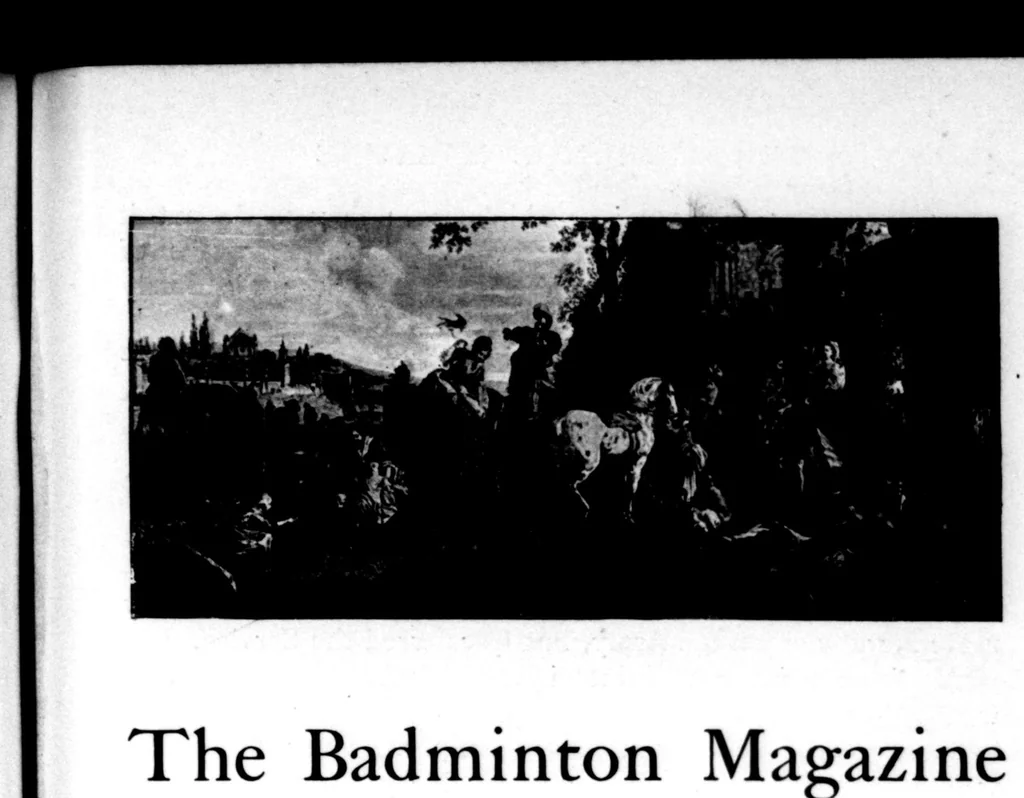 An illustration from The Badminton Magazine 1900-05: Vol 10 Iss 58, 1900, leaf 0