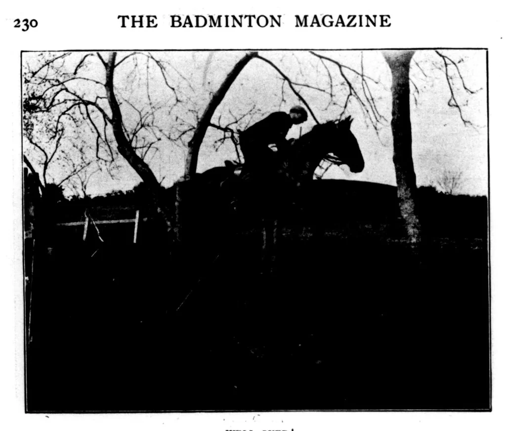 An illustration from The Badminton Magazine 1900-08: Vol 11 Iss 61, 1900, leaf 111