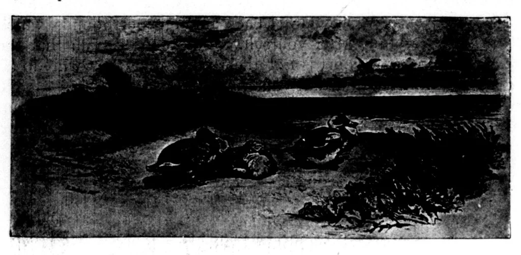 An illustration from The Badminton Magazine 1900-12: Vol 11 Iss 65, 1900, leaf 11