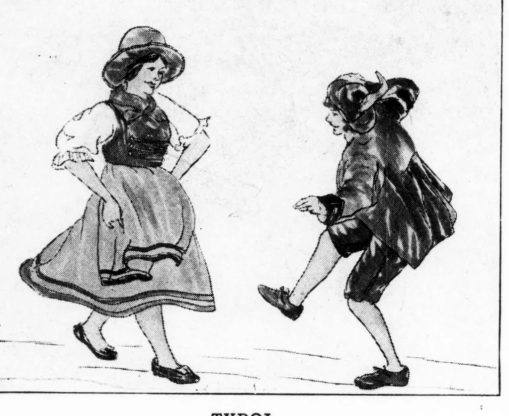 An illustration from American Association for Health, Physical Education and Recreation Journal 1930-02: Vol 1 Iss 2, 1930, leaf 25