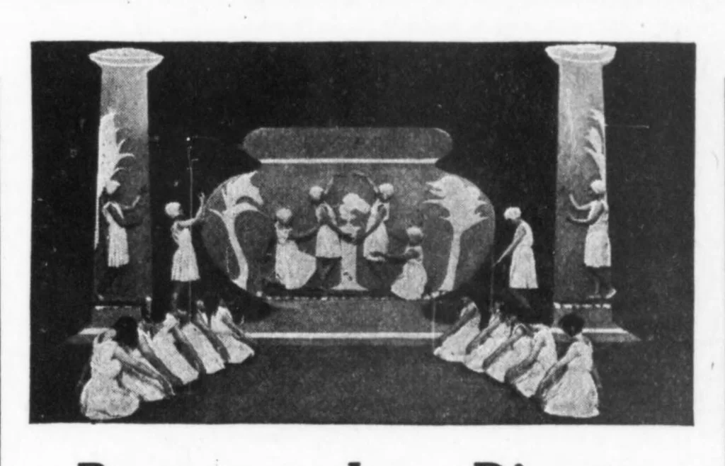An illustration from American Association for Health, Physical Education and Recreation Journal 1930-02: Vol 1 Iss 2, 1930, leaf 40