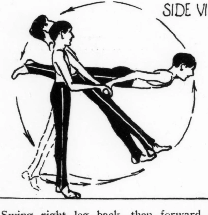 An illustration from American Association for Health, Physical Education and Recreation Journal 1930-04: Vol 1 Iss 4, 1930, leaf 35