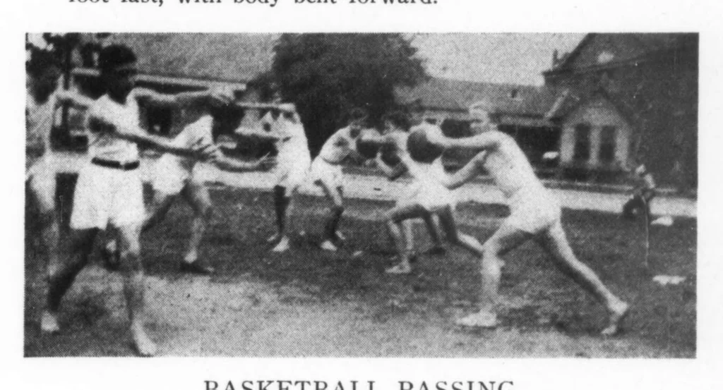 An illustration from American Association for Health, Physical Education and Recreation Journal 1930-05: Vol 1 Iss 5, 1930, leaf 34