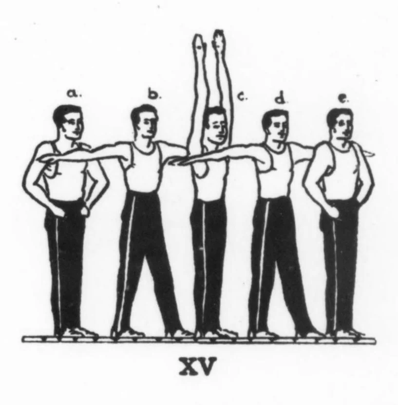 An illustration from American Association for Health, Physical Education and Recreation Journal 1930-12: Vol 1 Iss 10, 1930, leaf 42
