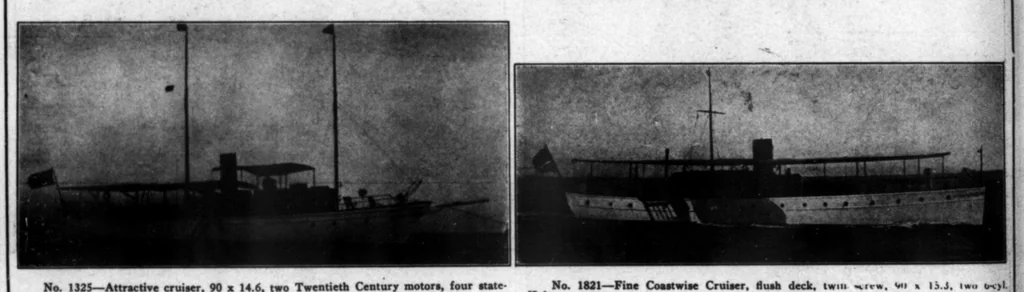 An illustration from Motor Boating & Sailing 1916-08: Vol 18 Iss 2, 1916, leaf 39