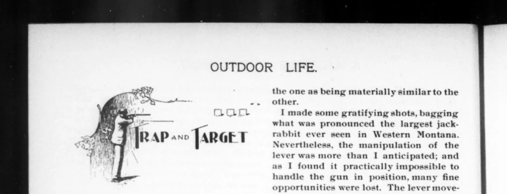 An illustration from Outdoor Life 1898-09: Vol 2 Iss 3, 1898, leaf 53