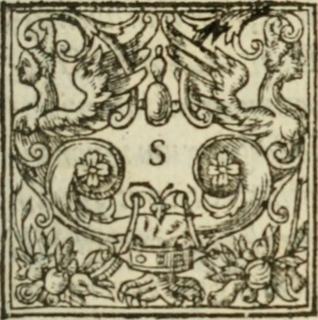 An illustration from Simboleography. Which may be termed the art, or description, of instruments and presidents, 1615, leaf 4