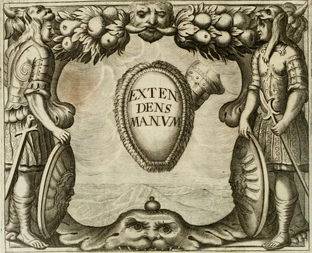 An illustration from Simboli predicabili estratti da sacri evangeli che corrono nella quadragesima, 1692, leaf 103