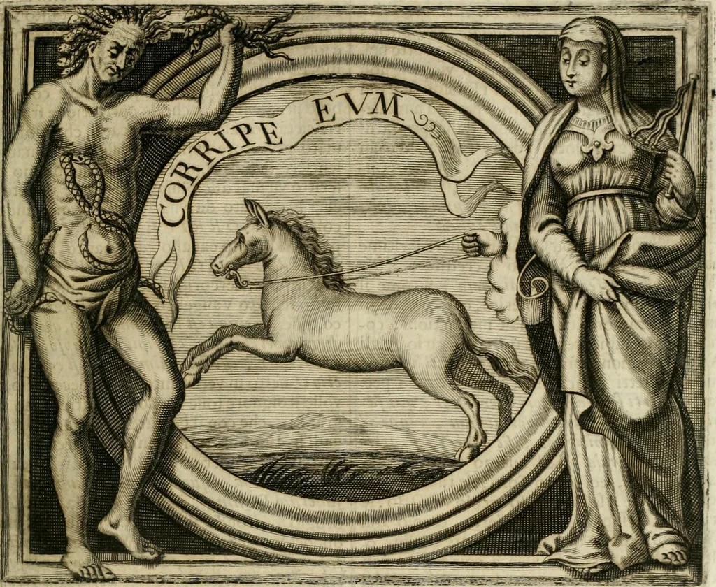 An illustration from Simboli predicabili estratti da sacri evangeli che corrono nella quadragesima, 1692, leaf 226