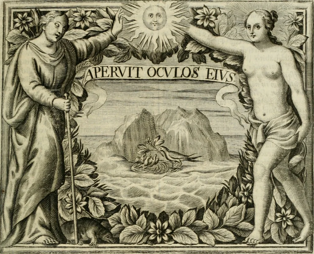 An illustration from Simboli predicabili estratti da sacri evangeli che corrono nella quadragesima, 1692, leaf 304