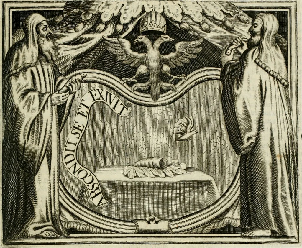 An illustration from Simboli predicabili estratti da sacri evangeli che corrono nella quadragesima, 1692, leaf 338