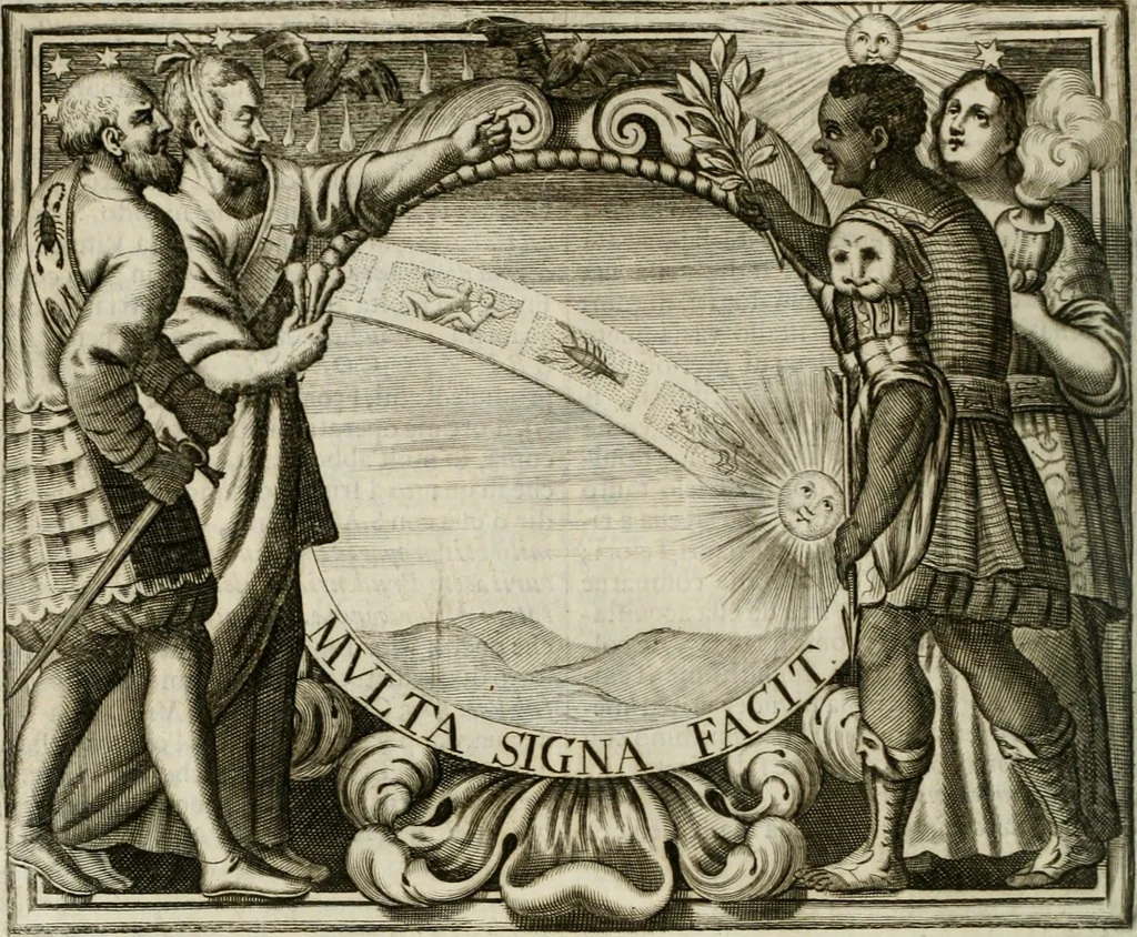 An illustration from Simboli predicabili estratti da sacri evangeli che corrono nella quadragesima, 1692, leaf 393