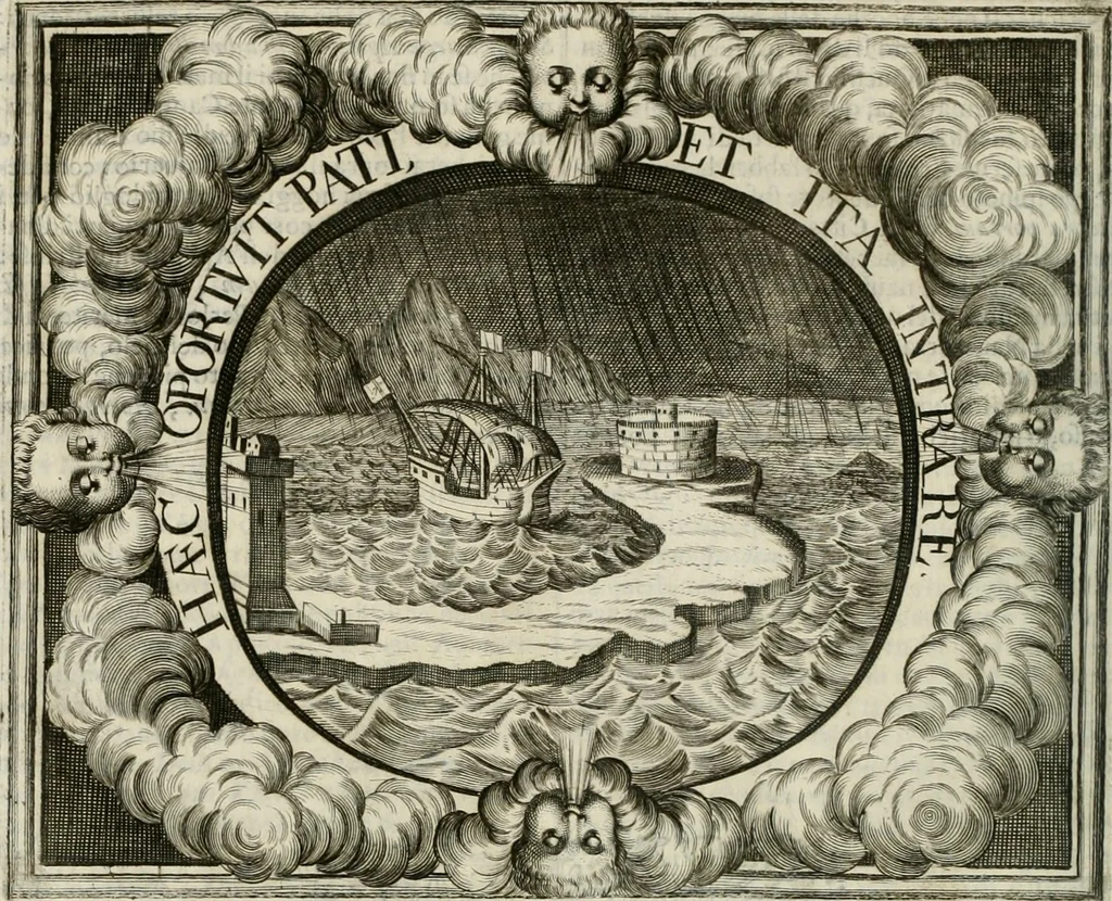An illustration from Simboli predicabili estratti da sacri evangeli che corrono nella quadragesima, 1692, leaf 463