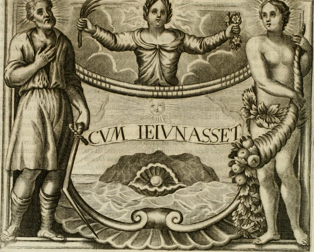 An illustration from Simboli predicabili estratti da sacri evangeli che corrono nella quadragesima, 1692, leaf 67