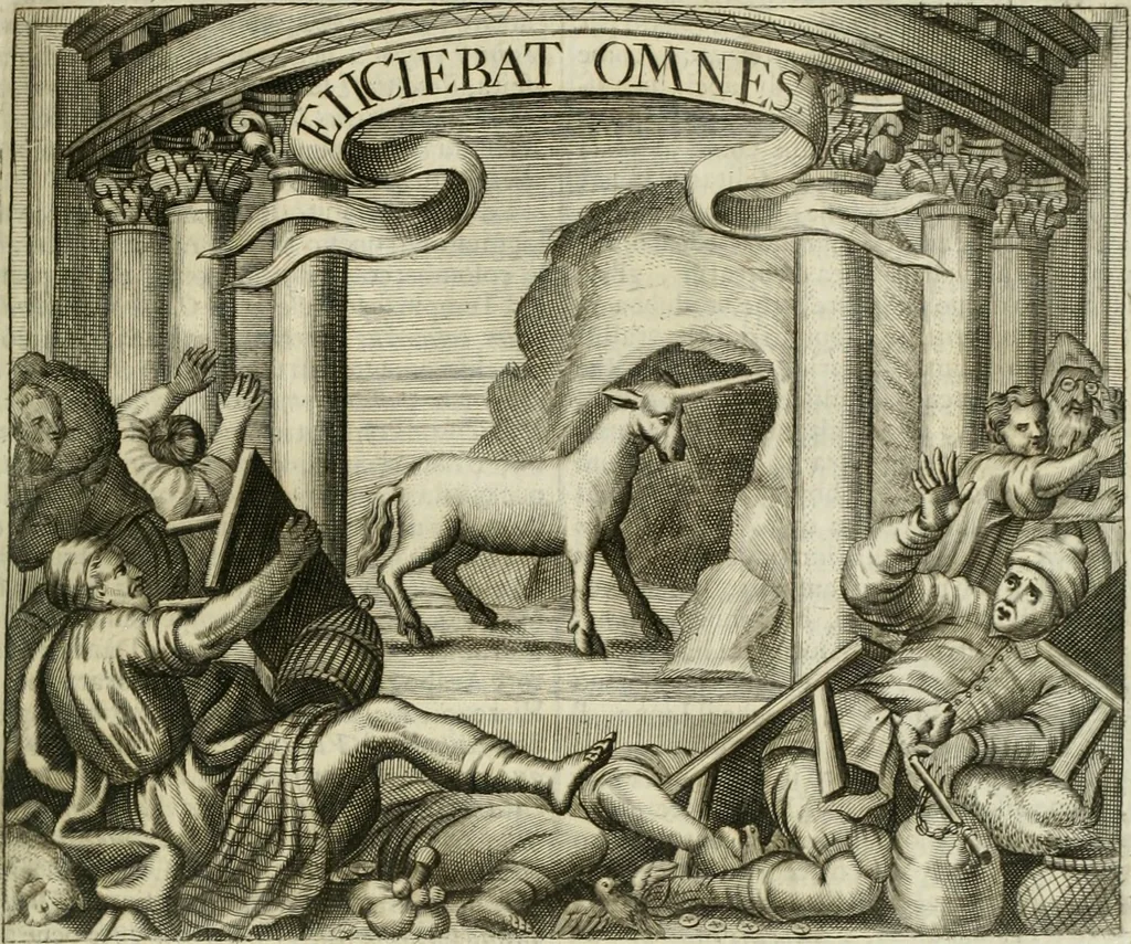 An illustration from Simboli predicabili estratti da sacri evangeli che corrono nella quadragesima, 1692, leaf 90