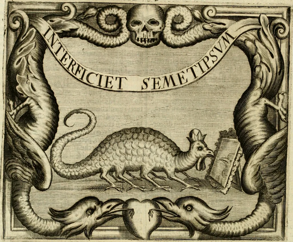 An illustration from Simboli predicabili : estratti da sacri evangeli che corrono nella quadragesima : delineati con morali, & eruditi discorsi, 1692, leaf 151