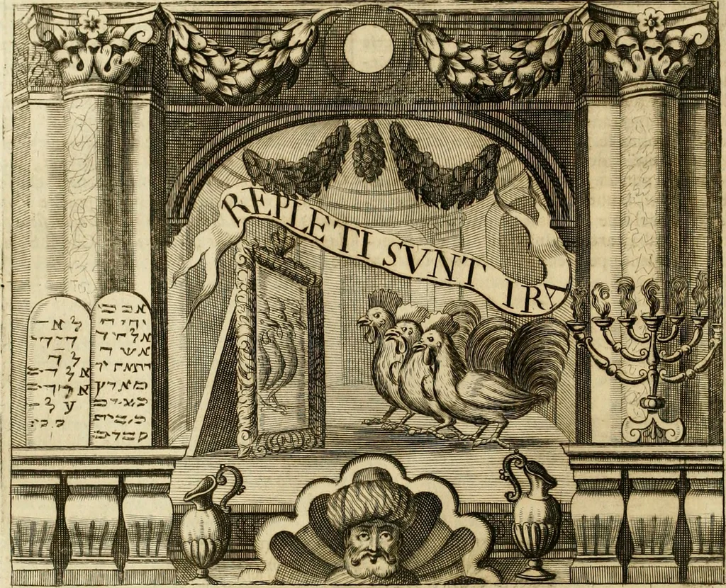 An illustration from Simboli predicabili : estratti da sacri evangeli che corrono nella quadragesima : delineati con morali, & eruditi discorsi, 1692, leaf 217