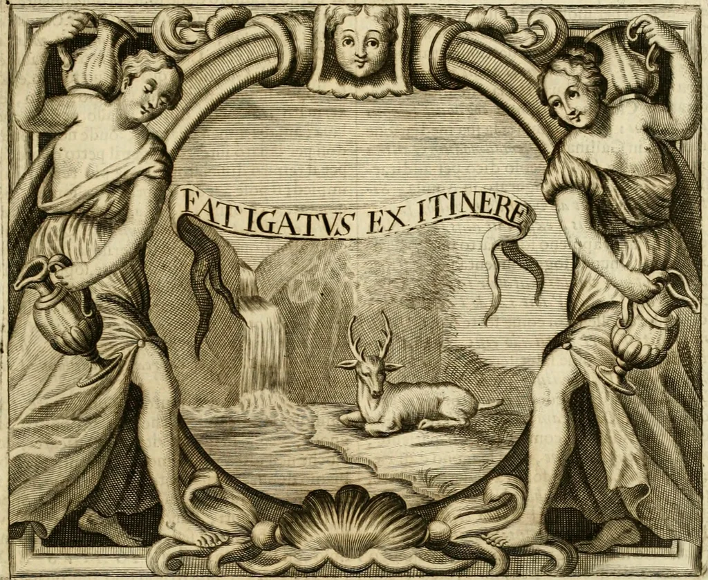 An illustration from Simboli predicabili : estratti da sacri evangeli che corrono nella quadragesima : delineati con morali, & eruditi discorsi, 1692, leaf 260