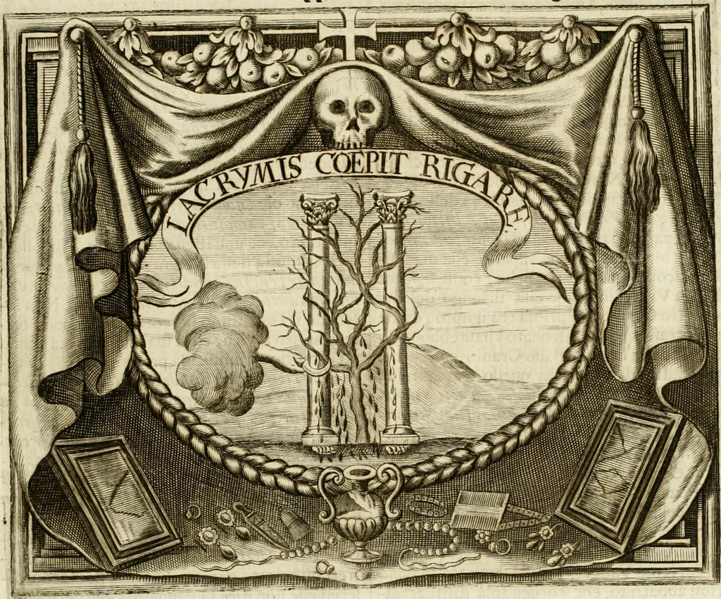 An illustration from Simboli predicabili : estratti da sacri evangeli che corrono nella quadragesima : delineati con morali, & eruditi discorsi, 1692, leaf 384