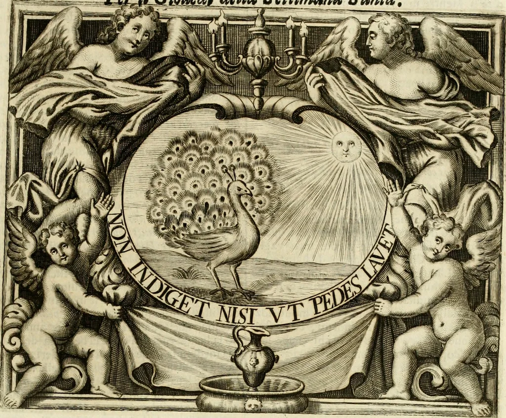 An illustration from Simboli predicabili : estratti da sacri evangeli che corrono nella quadragesima : delineati con morali, & eruditi discorsi, 1692, leaf 428