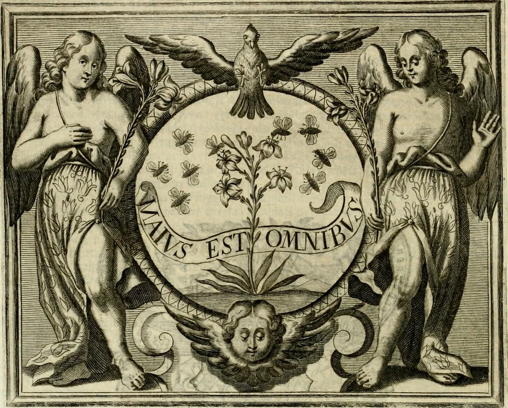 An illustration from Simboli predicabili : estratti da sacri evangeli che corrono nella quadragesima : delineati con morali, & eruditi discorsi, 1692, leaf 129