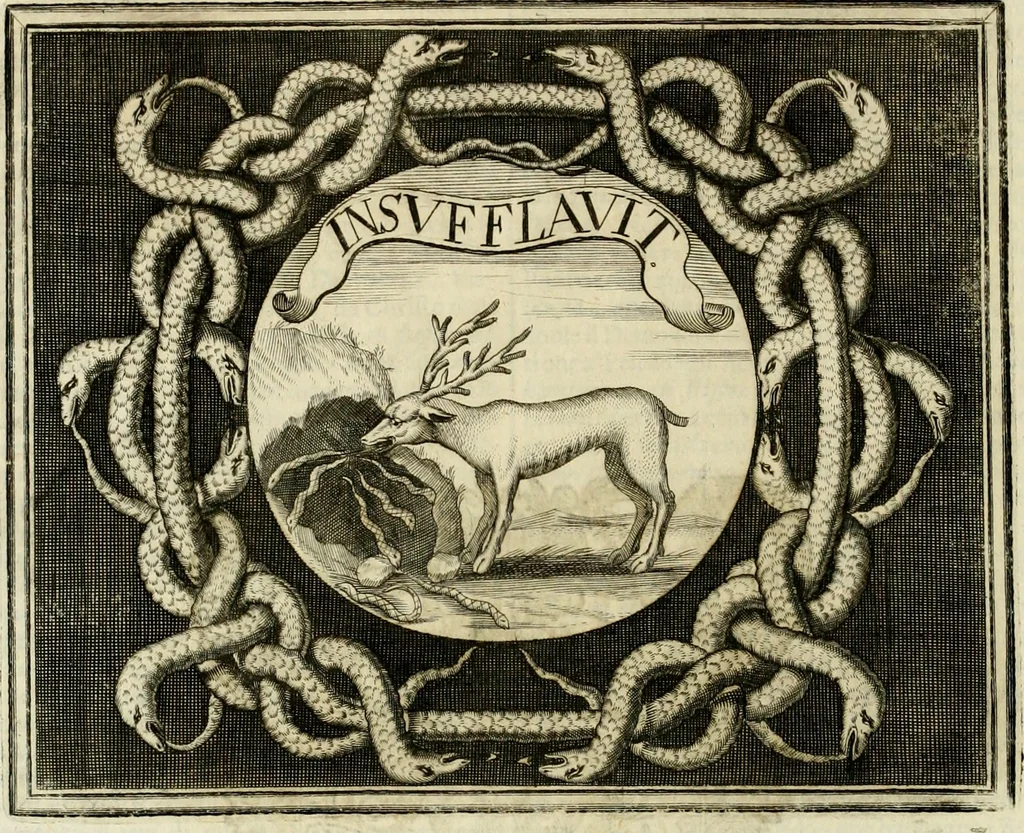 An illustration from Simboli predicabili : estratti da sacri evangeli che corrono nella quadragesima : delineati con morali, & eruditi discorsi, 1692, leaf 173