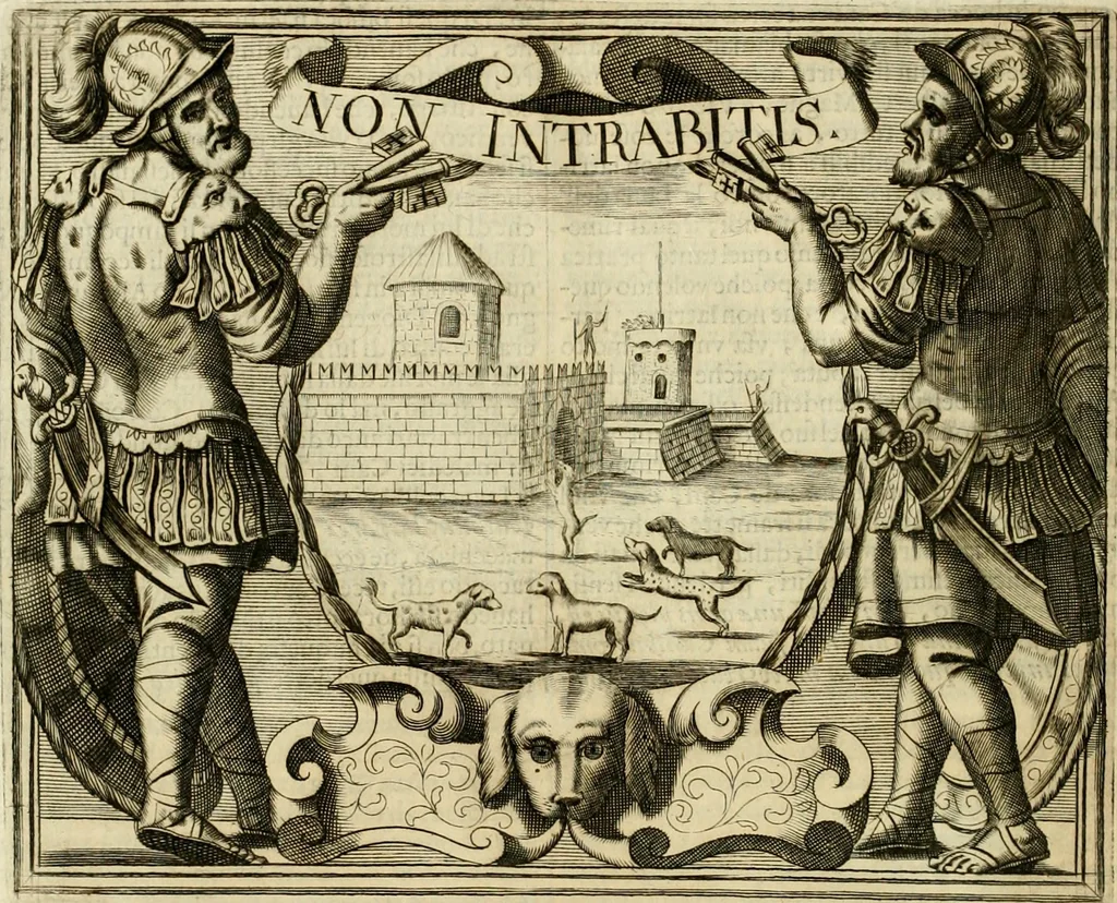 An illustration from Simboli predicabili : estratti da sacri evangeli che corrono nella quadragesima : delineati con morali, & eruditi discorsi, 1692, leaf 295