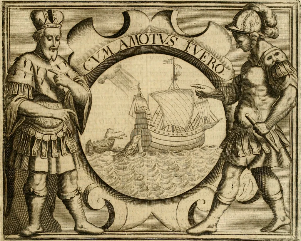An illustration from Simboli predicabili : estratti da sacri evangeli che corrono nella quadragesima : delineati con morali, & eruditi discorsi, 1692, leaf 332