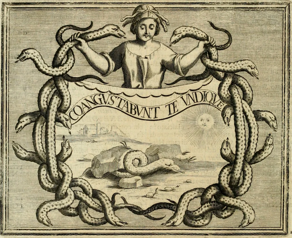 An illustration from Simboli predicabili : estratti da sacri evangeli che corrono nella quadragesima : delineati con morali, & eruditi discorsi, 1692, leaf 343