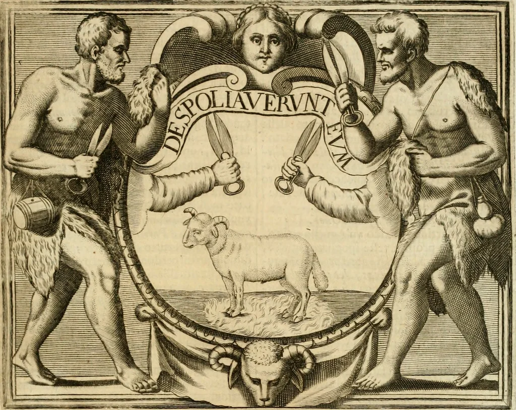 An illustration from Simboli predicabili : estratti da sacri evangeli che corrono nella quadragesima : delineati con morali, & eruditi discorsi, 1692, leaf 376