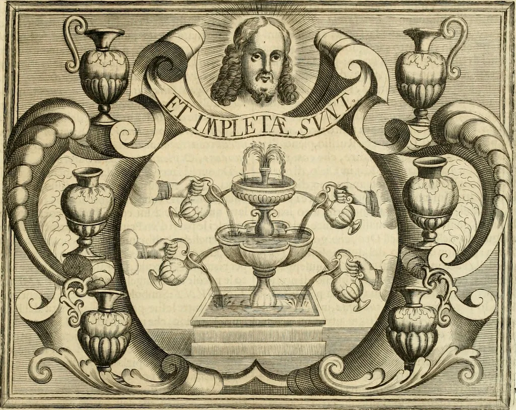 An illustration from Simboli predicabili : estratti da sacri evangeli che corrono nella quadragesima : delineati con morali, & eruditi discorsi, 1692, leaf 452