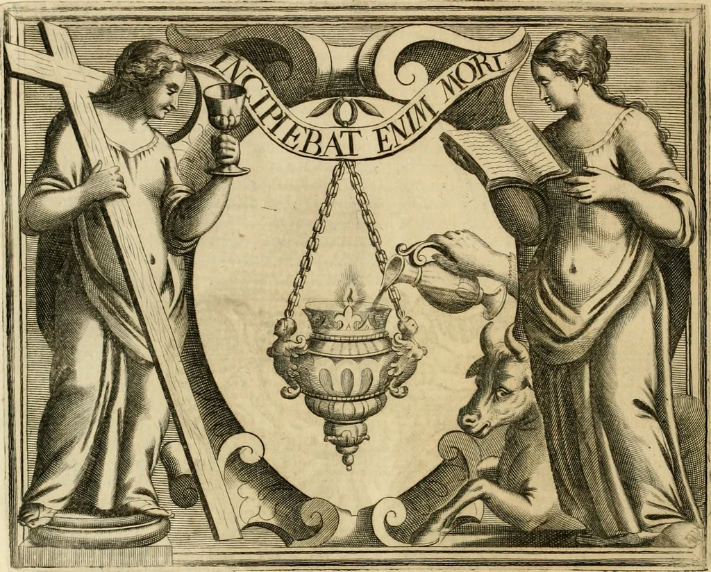 An illustration from Simboli predicabili : estratti da sacri evangeli che corrono nella quadragesima : delineati con morali, & eruditi discorsi, 1692, leaf 463