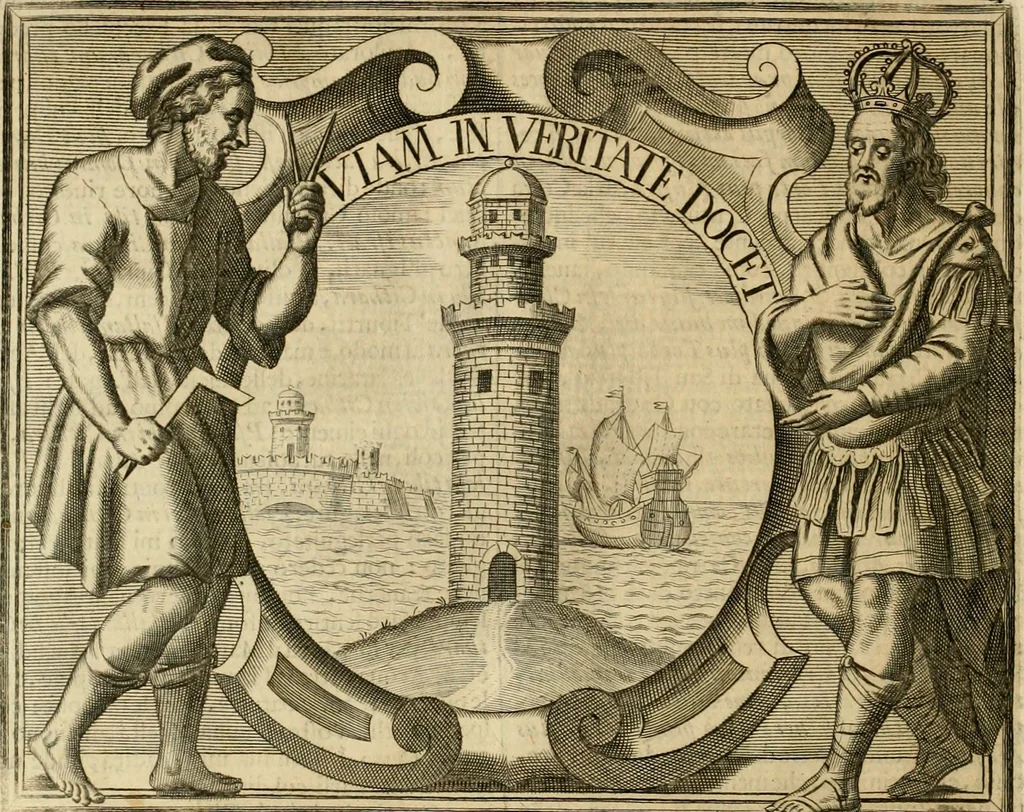 An illustration from Simboli predicabili : estratti da sacri evangeli che corrono nella quadragesima : delineati con morali, & eruditi discorsi, 1692, leaf 483