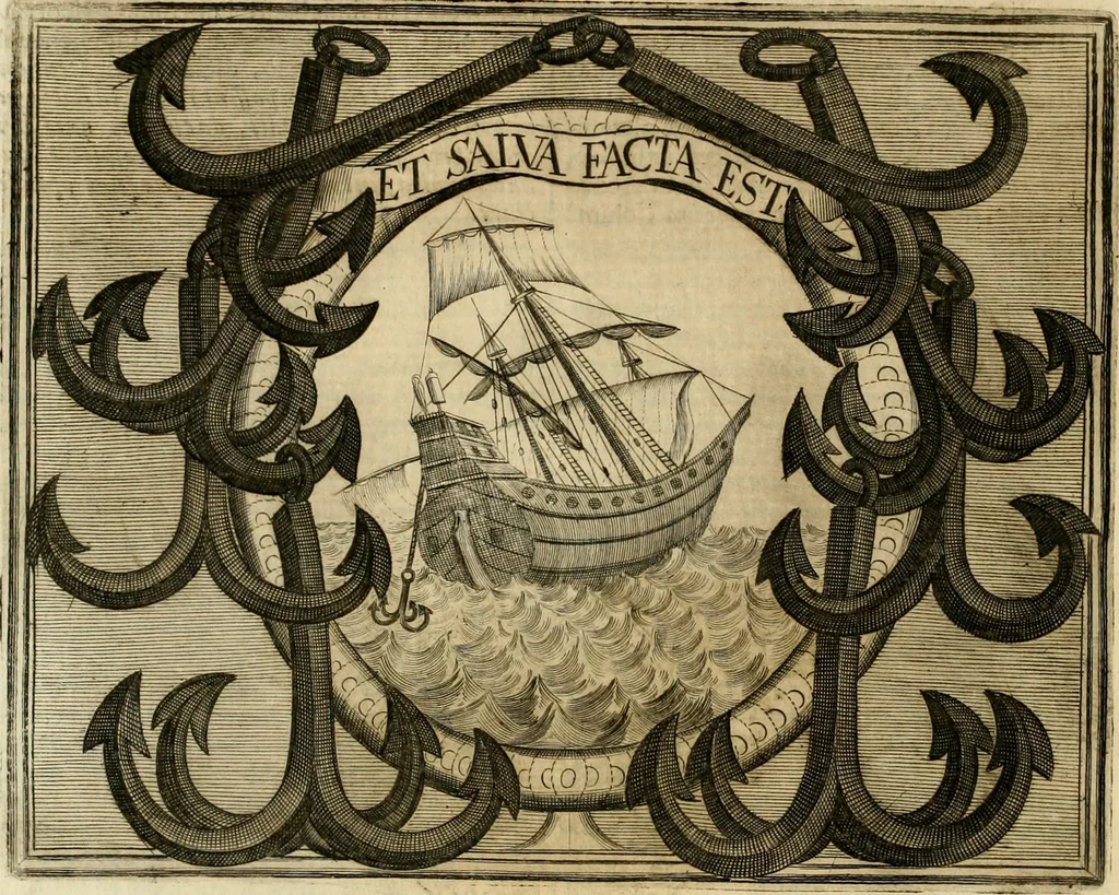 An illustration from Simboli predicabili : estratti da sacri evangeli che corrono nella quadragesima : delineati con morali, & eruditi discorsi, 1692, leaf 493