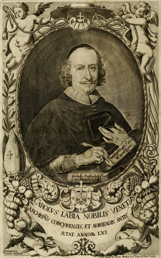 An illustration from Simboli predicabili : estratti da sacri evangeli che corrono nella quadragesima : delineati con morali, & eruditi discorsi, 1692, leaf 5