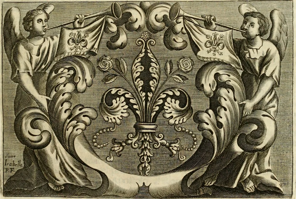 An illustration from Simboli predicabili : estratti da sacri evangeli che corrono nella quadragesima : delineati con morali, & eruditi discorsi, 1692, leaf 8