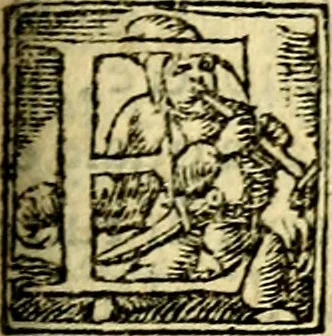 An illustration from Simolachri, historie, e figure de la morte. La medicina de l'anima [di Urbanus Rhegius] Il modo, e la via di consolar gl'infermi. Un sermone di San Cipriano, de la mortalità. Due orationi, l'una à Dio, e l'altra à Christo. Un sermone di D. Giovan Chrisostomo, che ci essorta à patienza. Aiuntovi de novo molte figure mai più stampate, 1549, leaf 122