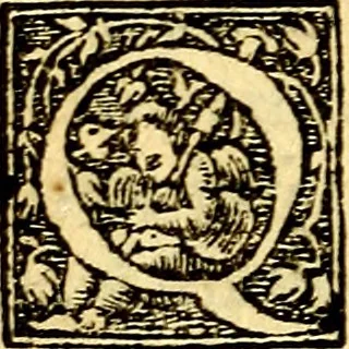 An illustration from Simolachri, historie, e figure de la morte. La medicina de l'anima [di Urbanus Rhegius] Il modo, e la via di consolar gl'infermi. Un sermone di San Cipriano, de la mortalità. Due orationi, l'una à Dio, e l'altra à Christo. Un sermone di D. Giovan Chrisostomo, che ci essorta à patienza. Aiuntovi de novo molte figure mai più stampate, 1549, leaf 233