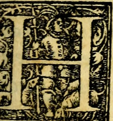 An illustration from Simolachri, historie, e figure de la morte. La medicina de l'anima [di Urbanus Rhegius] Il modo, e la via di consolar gl'infermi. Un sermone di San Cipriano, de la mortalità. Due orationi, l'una à Dio, e l'altra à Christo. Un sermone di D. Giovan Chrisostomo, che ci essorta à patienza. Aiuntovi de novo molte figure mai più stampate, 1549, leaf 6