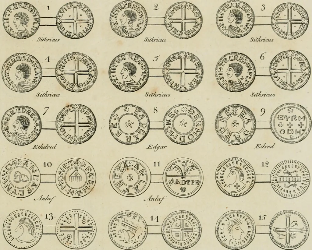 An illustration from Simon's Essay on Irish coins, and of the currency of foreign monies in Ireland; with Mr. Snelling's supplement, 1810, leaf 194