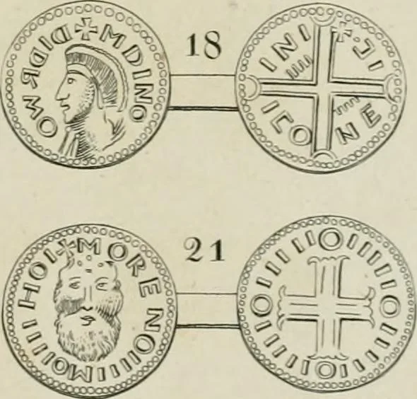An illustration from Simon's Essay on Irish coins, and of the currency of foreign monies in Ireland; with Mr. Snelling's supplement, 1810, leaf 194