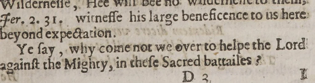 An illustration from The simple cobler of Aggawamm in America. : Willing to help 'mend his native country, lamentably tattered, both in the upper-leather and sole, with all the honest stitches he can take. And as willing never to be paid for his work, by old English wonted pay. It is his trade to patch all the year long, gratis. Therefore I pray gentlemen keep your purses., 1647, leaf 33