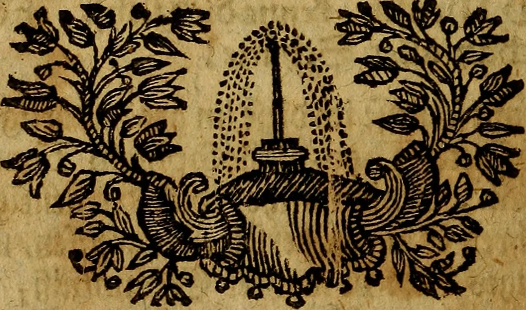 An illustration from Sinceri Renati Sämtliche Philosophisch- und Chymische Schrifften, als: I. Die wahrhaffte und vollkommene Bereitung des Philosophischen Steins, &c. II. Theo-Philosophia Theoretico-Practica, oder der wahre Grund Göttlicher und natürlicher Erkänntniss &c. III. Goldene Qvelle der Natur und Kunst, bestehend in lauter Experimentis und chymischen Handgriffen &c, 1741, leaf 509