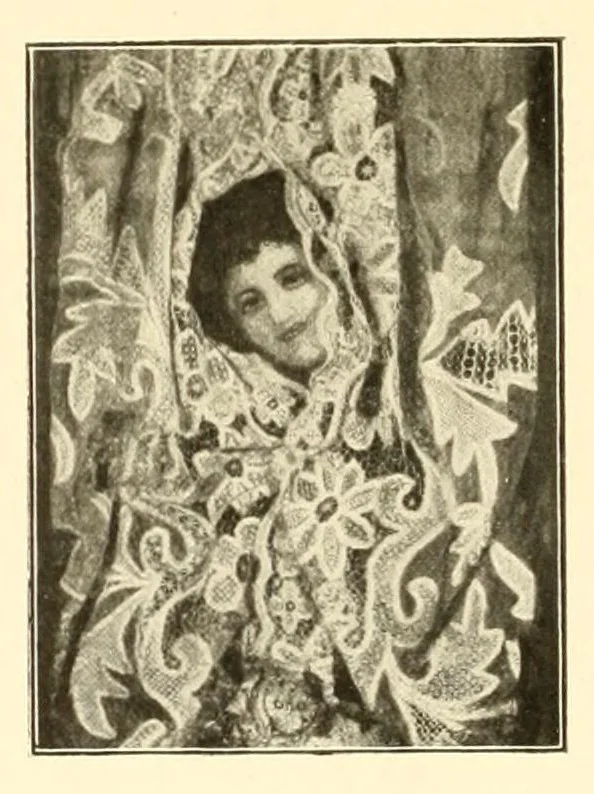 An illustration from Singer instructions for art embroidery, 1911, leaf 78