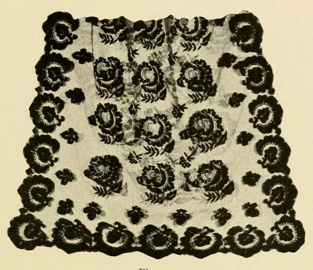 An illustration from Singer instructions for art embroidery, 1911, leaf 83