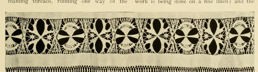 An illustration from Singer instructions for art embroidery, 1911, leaf 97