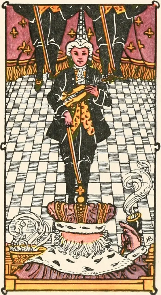 An illustration from The singing circle; a picture book of action songs, other songs, and dances, 1911, leaf 30