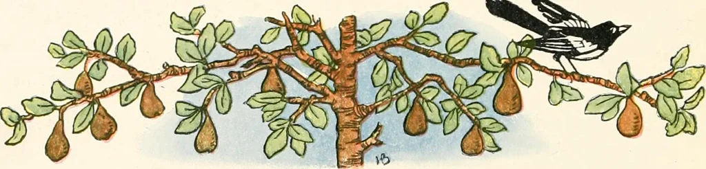 An illustration from The singing circle; a picture book of action songs, other songs, and dances, 1911, leaf 65